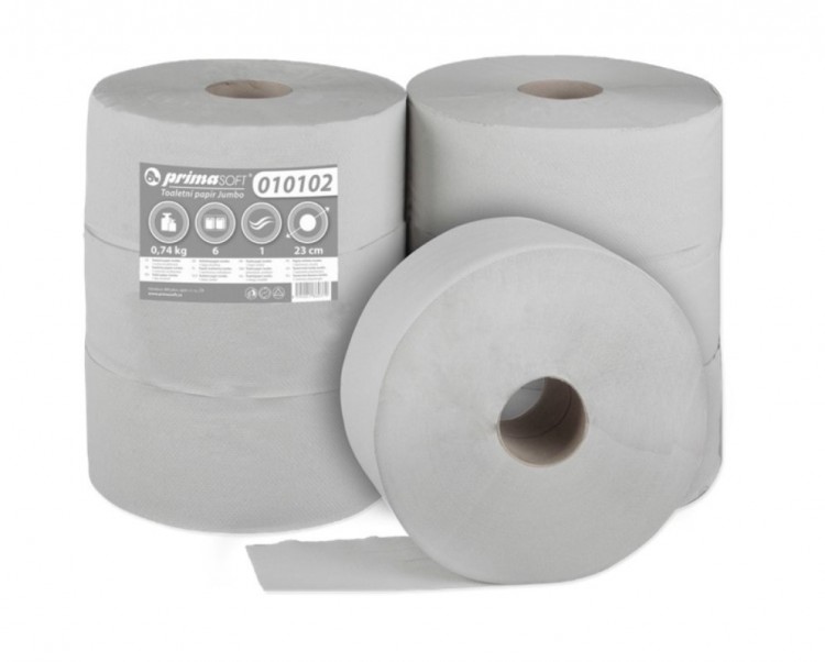 TP Jumbo 230mm 1vrst. 610g | Papírové a hygienické výrobky - Toaletní papíry - TP do zásobníků TP Jumbo 230mm 1vrst. 610g | Papírové a hygienické výrobky - Toaletní papíry - TP do zásobníků